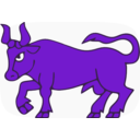 download Red Bull 2 clipart image with 270 hue color