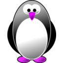 download Pinguino clipart image with 270 hue color