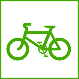 Eco Green Bicycle Icon