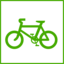 Eco Green Bicycle Icon