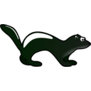 download Polecat clipart image with 90 hue color