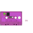 download Compact Cassette clipart image with 90 hue color