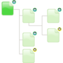 download Information Architecture Icons clipart image with 45 hue color