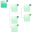 download Information Architecture Icons clipart image with 90 hue color