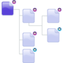 download Information Architecture Icons clipart image with 180 hue color