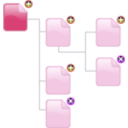 download Information Architecture Icons clipart image with 270 hue color