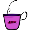 download Cup Of Tea clipart image with 270 hue color