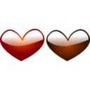 download Heart1 clipart image with 45 hue color