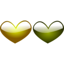download Heart1 clipart image with 90 hue color