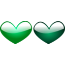 download Heart1 clipart image with 180 hue color