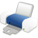 download Printer clipart image with 0 hue color
