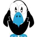 download Wise Black Crow clipart image with 180 hue color