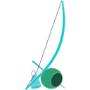 download Berimbau clipart image with 135 hue color