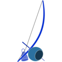 download Berimbau clipart image with 180 hue color