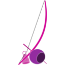 download Berimbau clipart image with 270 hue color