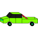 download Cartoon Car clipart image with 90 hue color