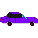 download Cartoon Car clipart image with 270 hue color