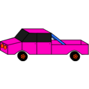 download Cartoon Car clipart image with 315 hue color