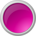 download Glossy Yellow Button clipart image with 270 hue color
