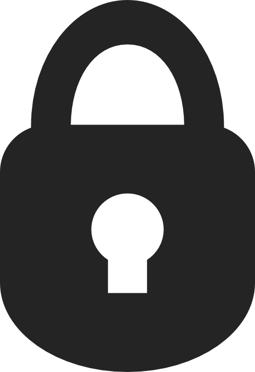 Padlock Icon Rounded