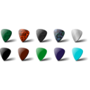 download Guitar Pick Set clipart image with 135 hue color