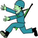 download Soldiergreen clipart image with 90 hue color