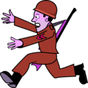 download Soldiergreen clipart image with 270 hue color