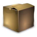 download Cardboard Box clipart image with 0 hue color