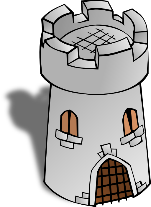Rpg Map Symbols Round Tower