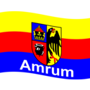 Amrum Flagge Wehend