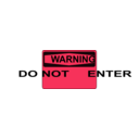 download Warning Do Not Enter Orange clipart image with 315 hue color