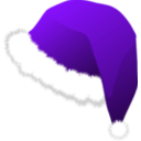 download Santa Claus Hat clipart image with 270 hue color