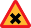 Cross Road Sign