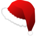 download Santa Claus Hat clipart image with 0 hue color