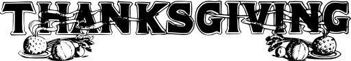 Thanksgiving Text Title