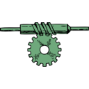 download Worm Gear clipart image with 90 hue color