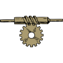 download Worm Gear clipart image with 0 hue color