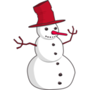 download Snowman clipart image with 315 hue color