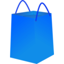 download Shopping Bag clipart image with 180 hue color