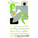 download Little Miss Muffet Poster clipart image with 45 hue color