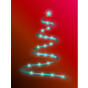 download Modern Christmas Tree clipart image with 135 hue color