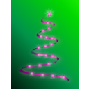 download Modern Christmas Tree clipart image with 270 hue color