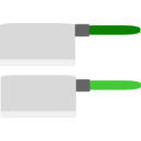 download Cleaver clipart image with 90 hue color