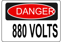 Danger 880 Volts