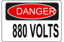 Danger 880 Volts