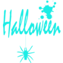 download Halloween clipart image with 180 hue color