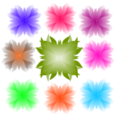 download Colorfull Flower clipart image with 315 hue color