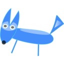 download Volpe clipart image with 180 hue color