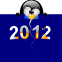 download Tux Fin 2012 clipart image with 0 hue color