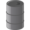 download Metal Barrel clipart image with 180 hue color